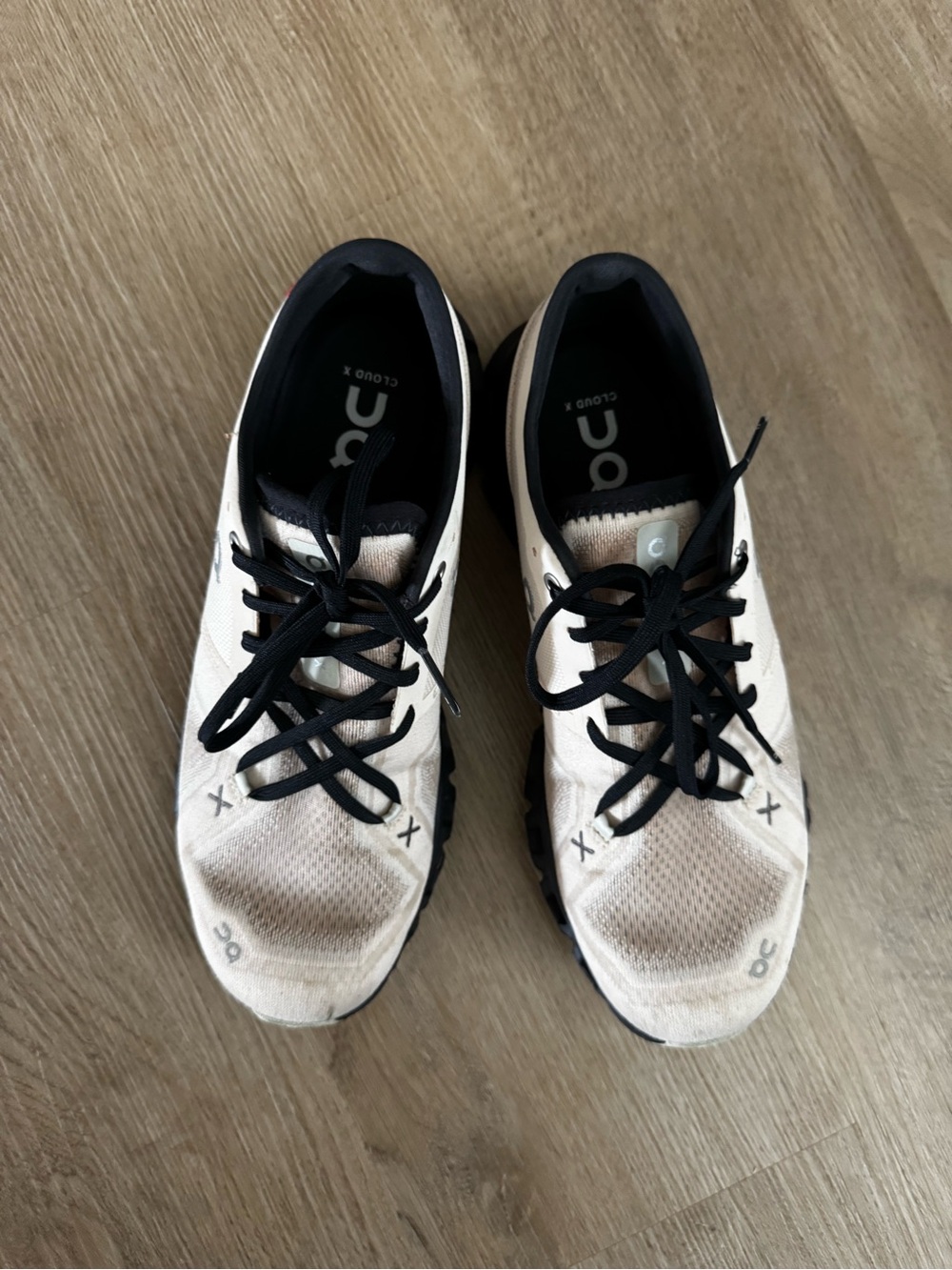 On Running Women's Sneakers in Cream and Black